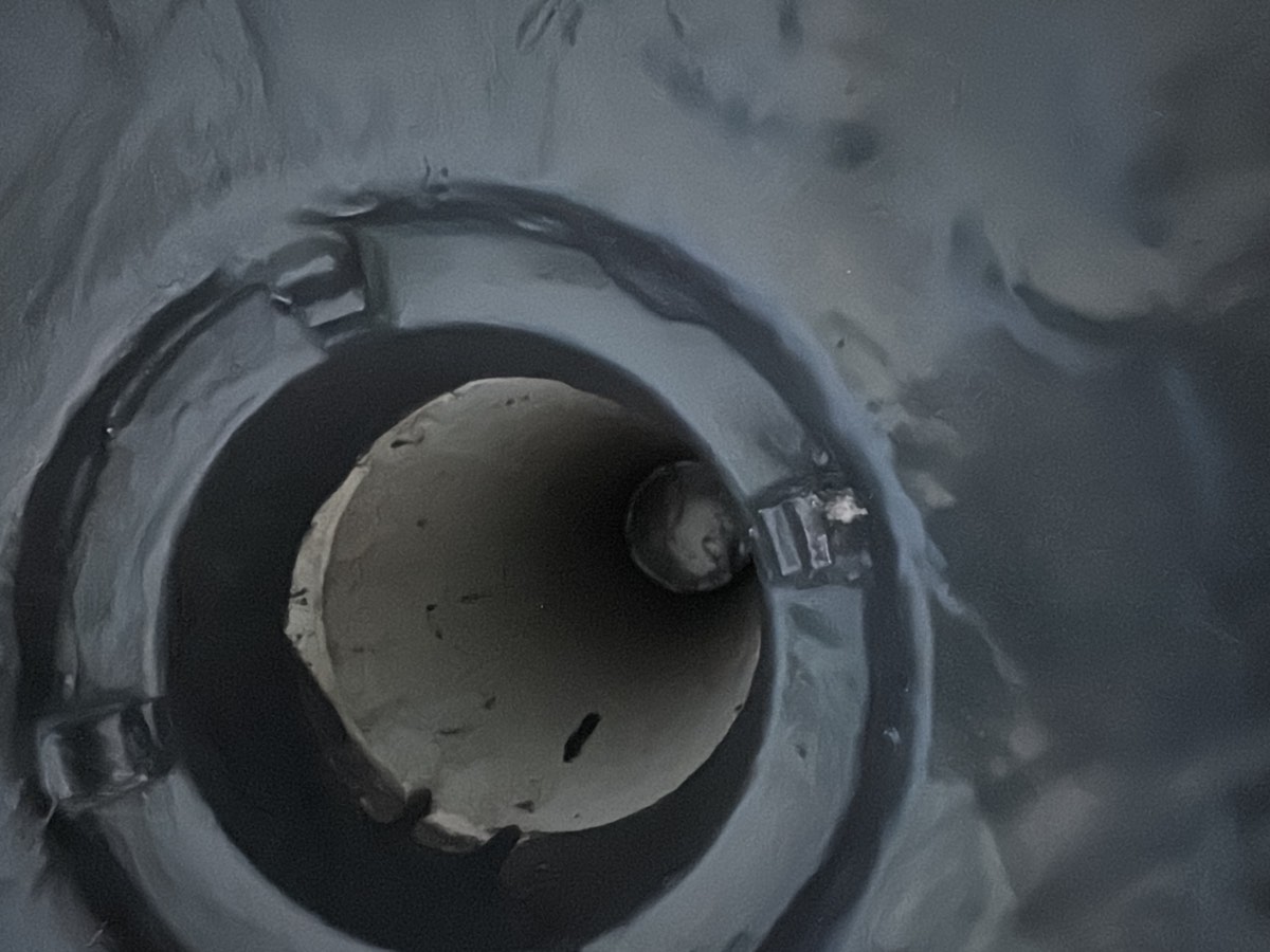 Damaged membrane, recorded during a fixing stage inspection in Schofields